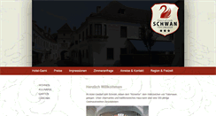 Desktop Screenshot of hotel-schwan.at